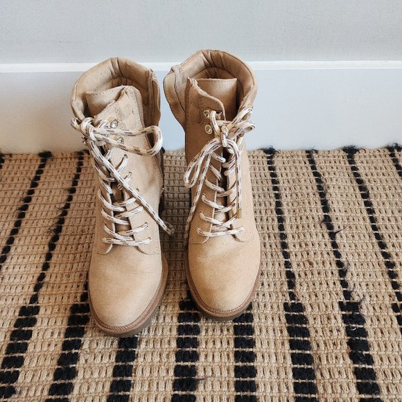 J.Lo Laceup Ankle Boots - Picture 1 of 5